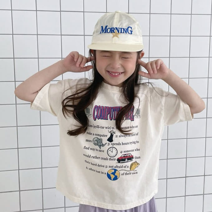 From I - Korean Children Fashion - #fashionkids - Computer Short Sleeve Tee