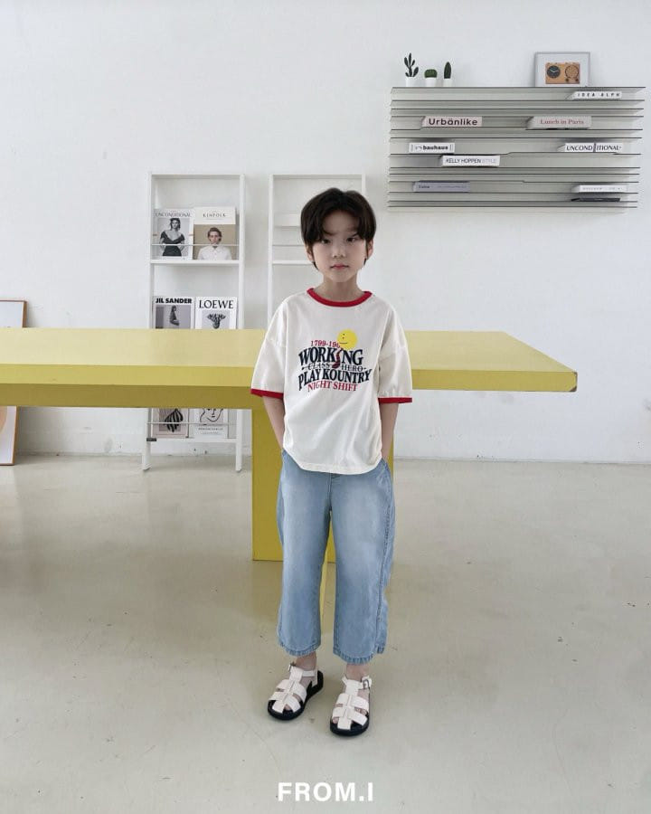 From I - Korean Children Fashion - #fashionkids - Working Short Sleeve Tee - 8