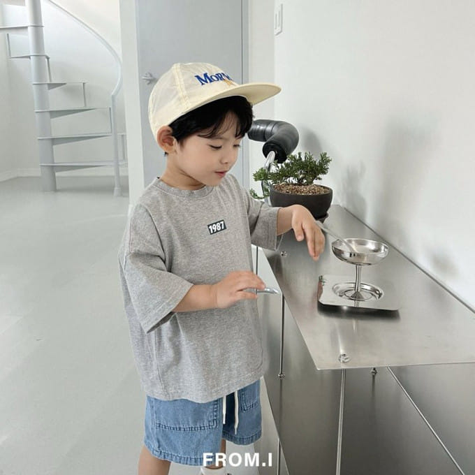 From I - Korean Children Fashion - #kidsshorts - 1987 Short Sleeve Tee