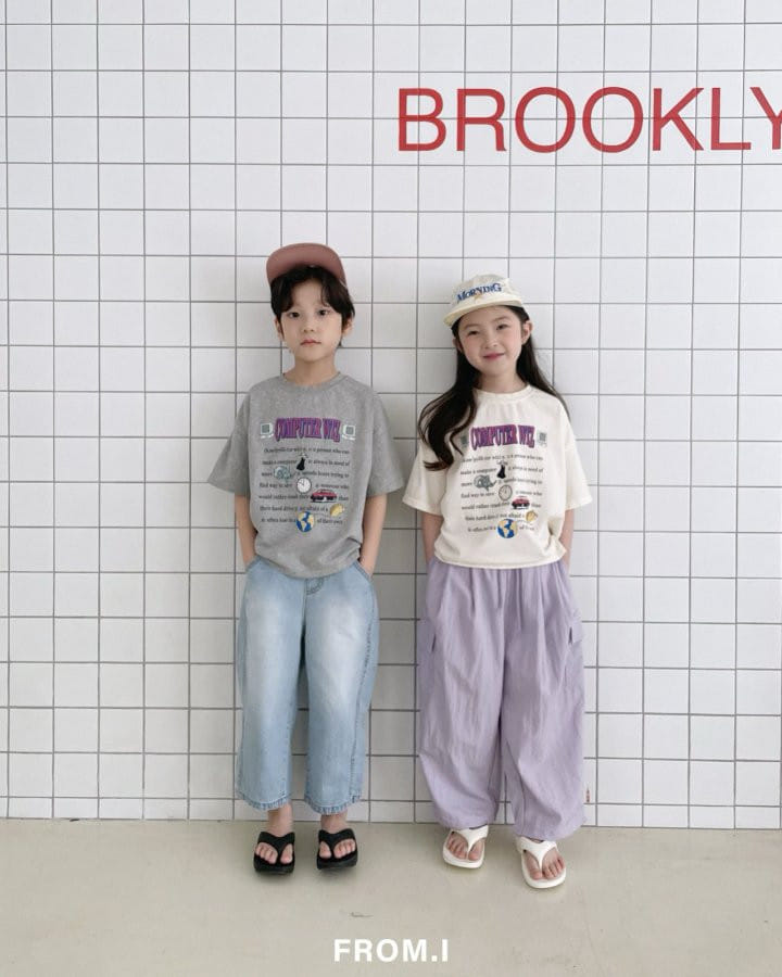 From I - Korean Children Fashion - #kidsstore - Computer Short Sleeve Tee - 3