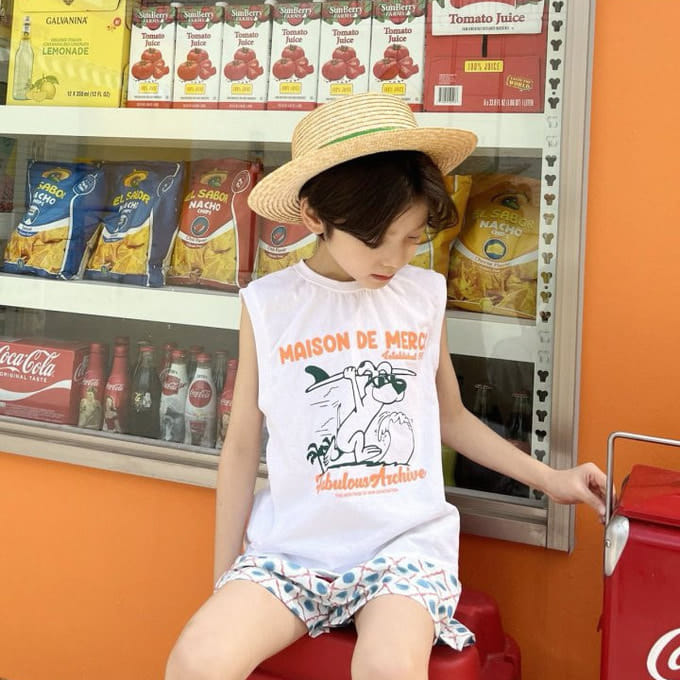 From I - Korean Children Fashion - #kidsstore - Maisonde Sleeveless Tee