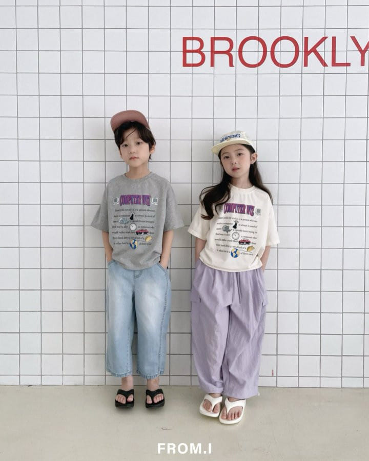 From I - Korean Children Fashion - #kidsstore - Computer Short Sleeve Tee - 4