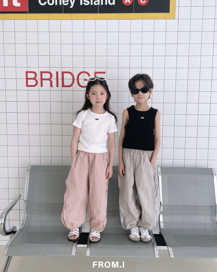 From I - Korean Children Fashion - #kidzfashiontrend - Nylon Zipper Pants - 5