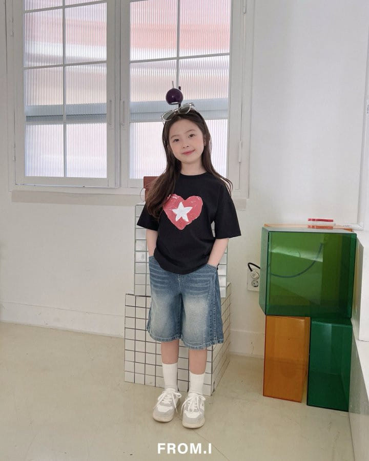 From I - Korean Children Fashion - #littlefashionista - Star Heart Tee - 8