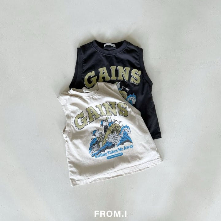 From I - Korean Children Fashion - #magicofchildhood - Gains Sleeveless Tee - 3