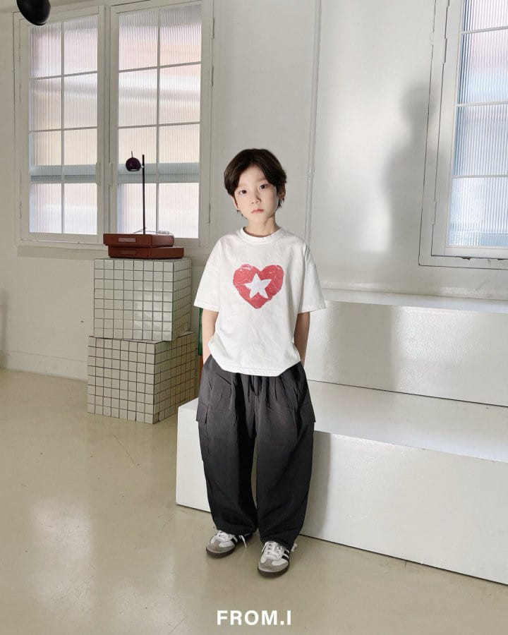 From I - Korean Children Fashion - #magicofchildhood - Star Heart Tee - 9