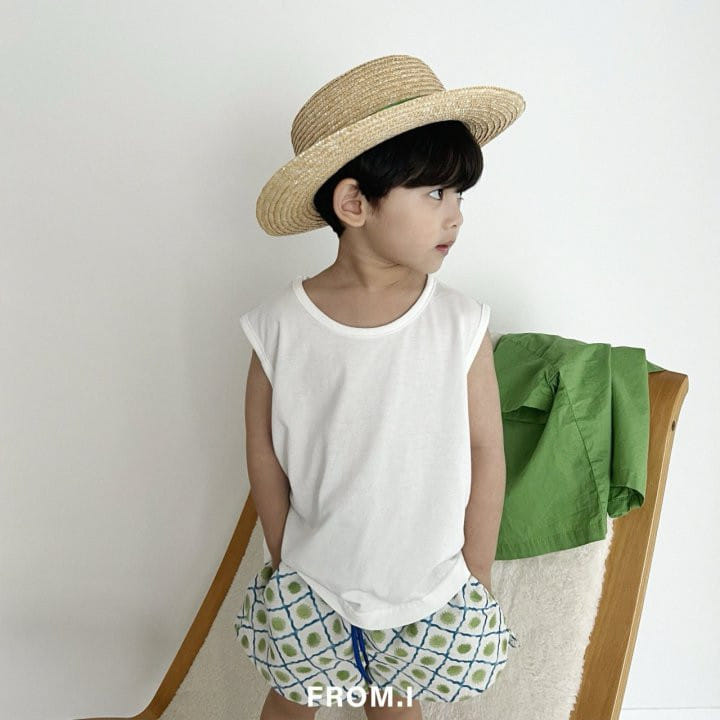 From I - Korean Children Fashion - #magicofchildhood - Round Over Sleeveless Tee - 6