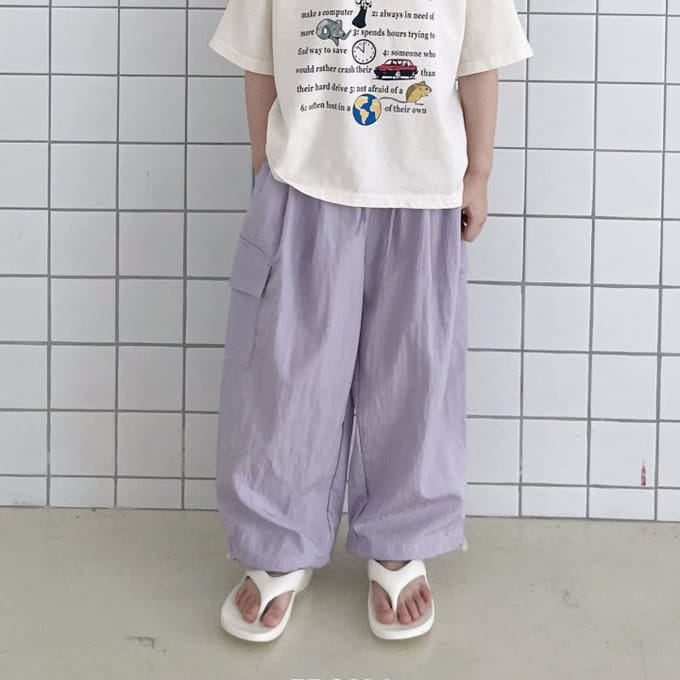 From I - Korean Children Fashion - #prettylittlegirls - String Cargo Pants