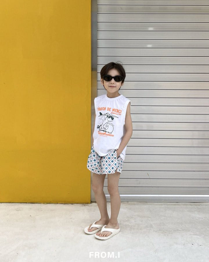 From I - Korean Children Fashion - #prettylittlegirls - Maisonde Sleeveless Tee - 7