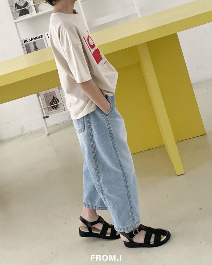 From I - Korean Children Fashion - #toddlerclothing - Curved Denim Pants - 11