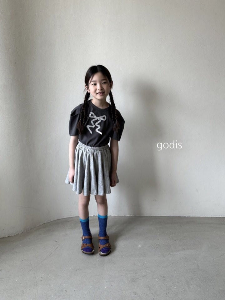 Godis - Korean Children Fashion - #childrensboutique - Ribbon Blanc Tee - 10