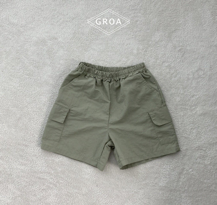 Groa - Korean Children Fashion - #childofig - Square Cargo Pants - 2