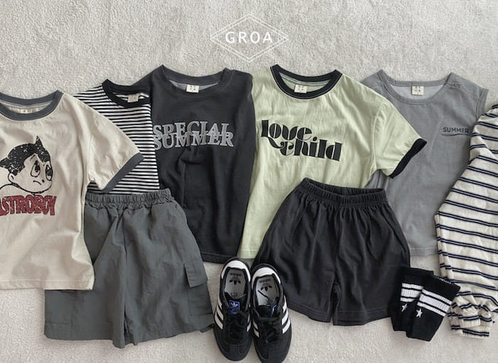 Groa - Korean Children Fashion - #childofig - L ST Tee - 10