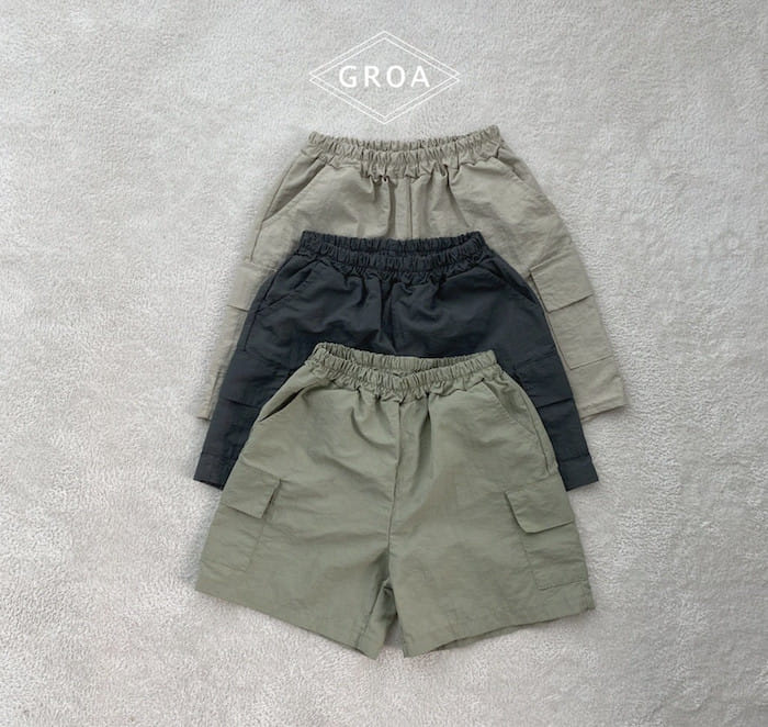 Groa - Korean Children Fashion - #designkidswear - Square Cargo Pants - 5