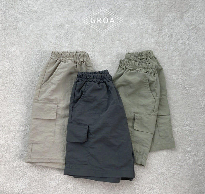 Groa - Korean Children Fashion - #discoveringself - Square Cargo Pants - 6