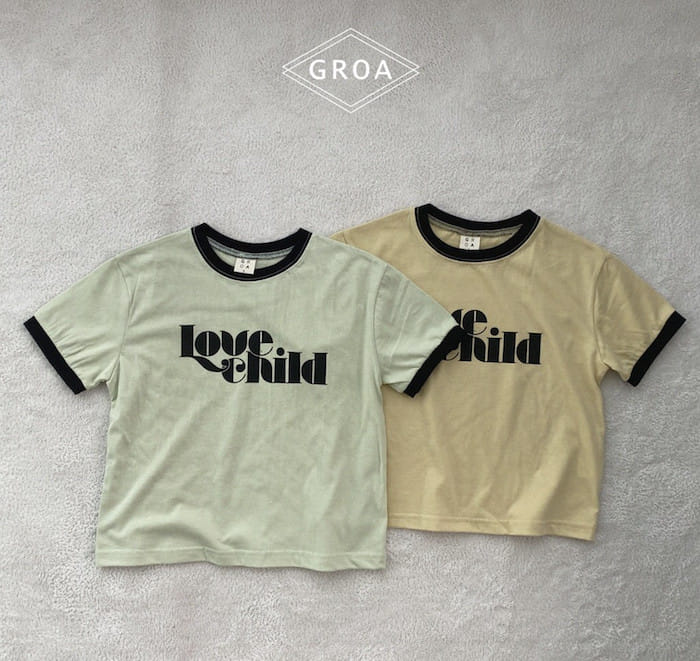 Groa - Korean Children Fashion - #fashionkids - Child Color Tee