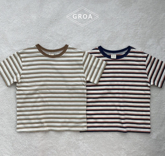 Groa - Korean Children Fashion - #kidsstore - Color ST Tee