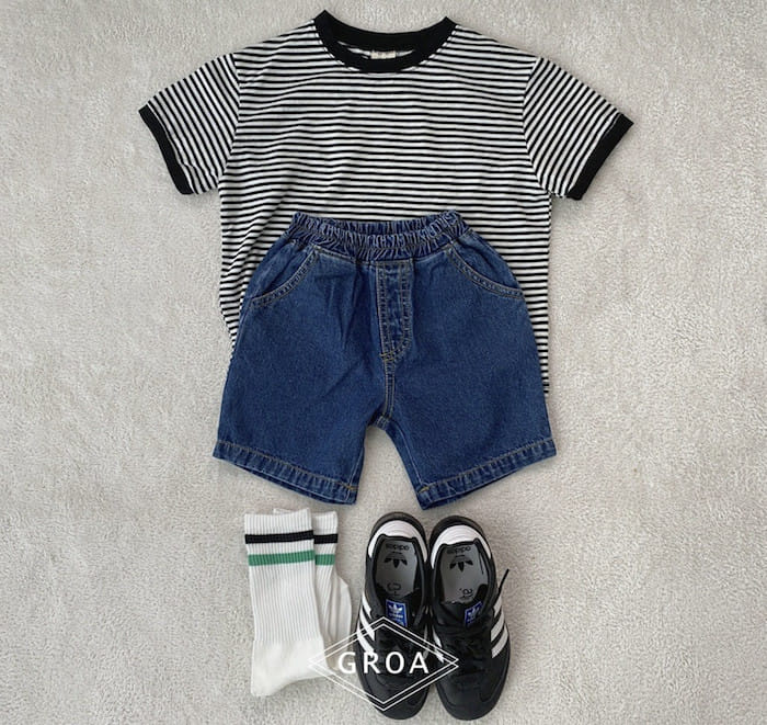 Groa - Korean Children Fashion - #Kfashion4kids - Denim Pants - 4