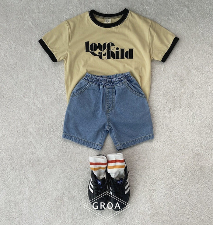 Groa - Korean Children Fashion - #magicofchildhood - Child Color Tee - 7