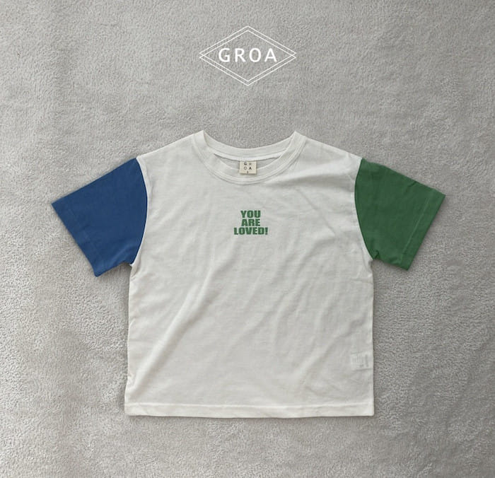 Groa - Korean Children Fashion - #minifashionista - Loved Color Tee - 3