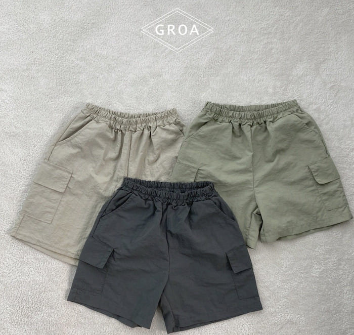 Groa - Korean Children Fashion - #prettylittlegirls - Square Cargo Pants