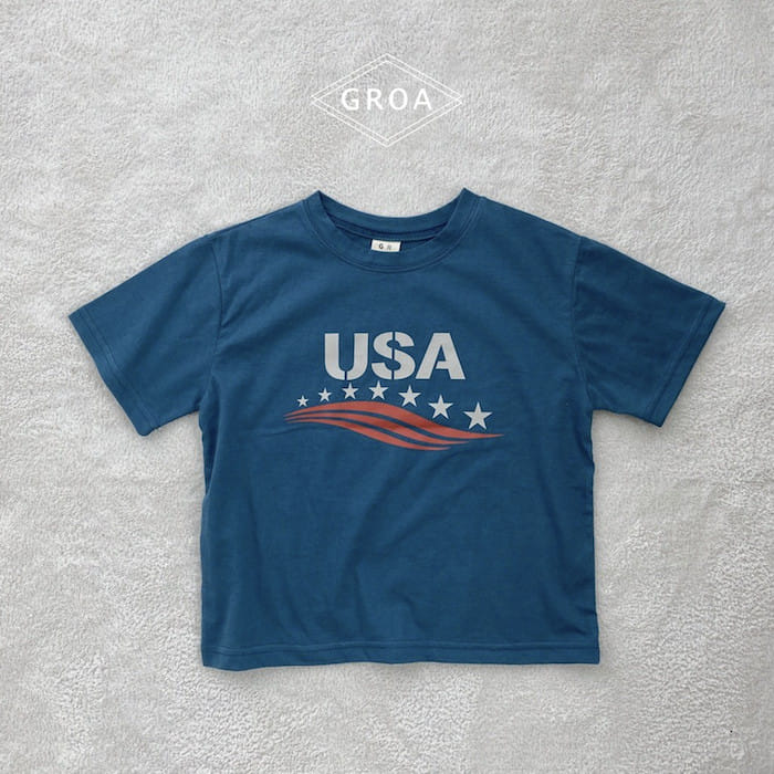 Groa - Korean Children Fashion - #prettylittlegirls - USA Short Sleeve Tee - 3