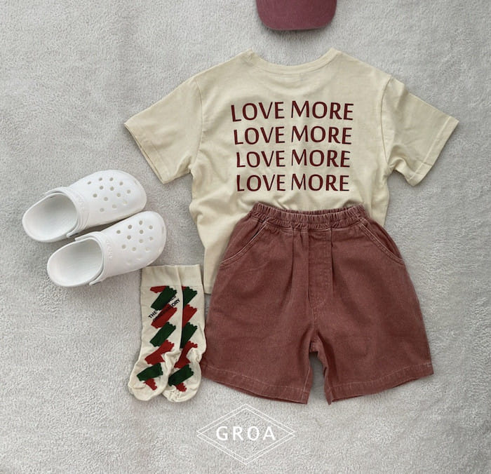 Groa - Korean Children Fashion - #todddlerfashion - Love More Tee With Mom - 6