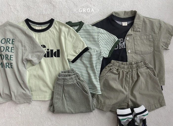 Groa - Korean Children Fashion - #toddlerclothing - Child Color Tee - 11