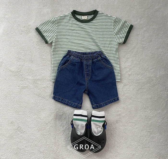 Groa - Korean Children Fashion - #toddlerclothing - L ST Tee - 8