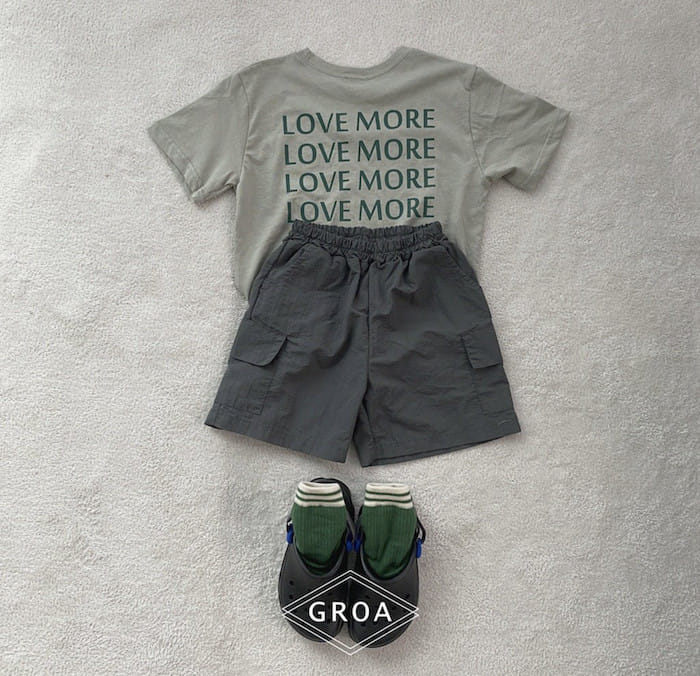 Groa - Korean Children Fashion - #toddlerclothing - Love More Tee With Mom - 7