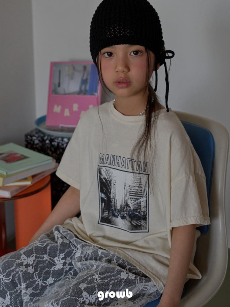 Grow B - Korean Children Fashion - #childofig - Manhattan Tee - 3