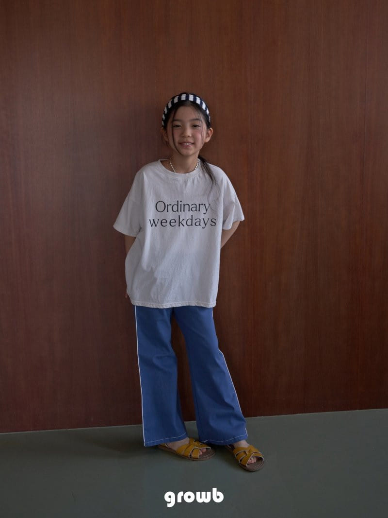 Grow B - Korean Children Fashion - #childrensboutique - Jello Boots Cut Pants - 7