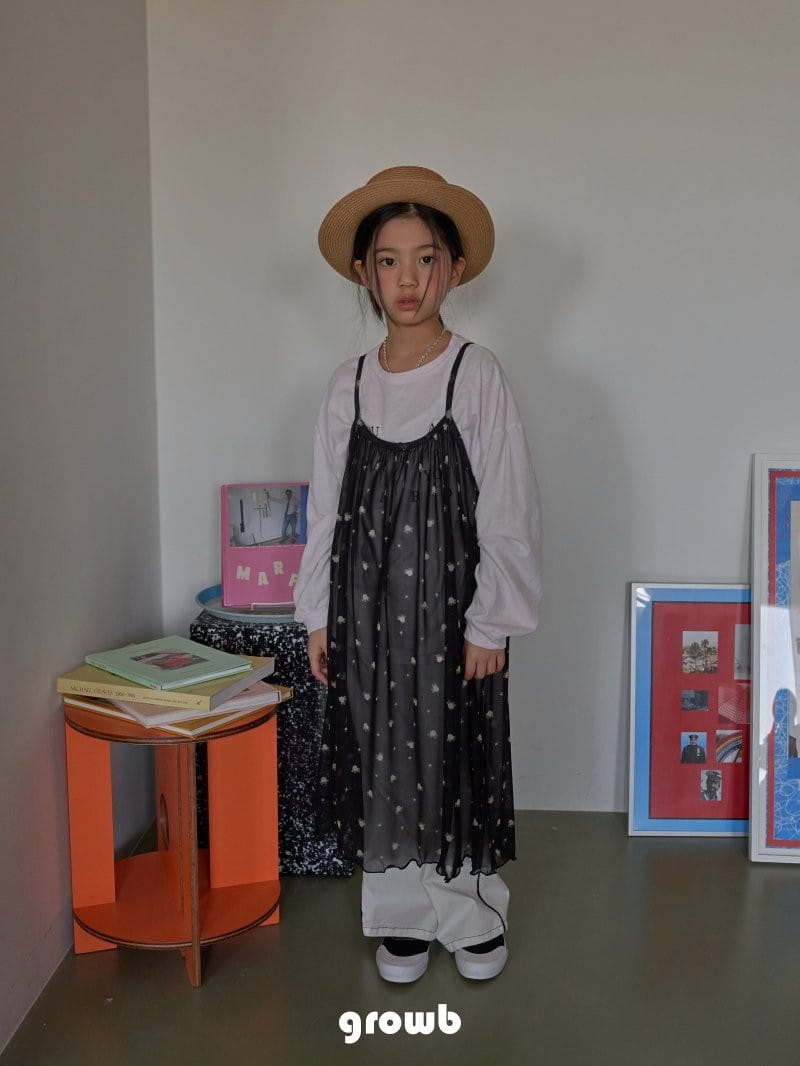 Grow B - Korean Children Fashion - #fashionkids - Rosy One-Piece - 7