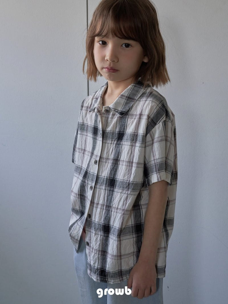 Grow B - Korean Children Fashion - #fashionkids - Block Shirt - 11