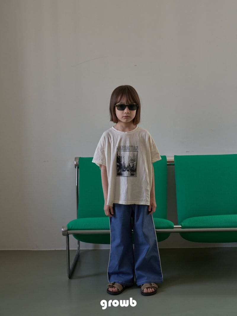 Grow B - Korean Children Fashion - #fashionkids - Manhattan Tee - 8