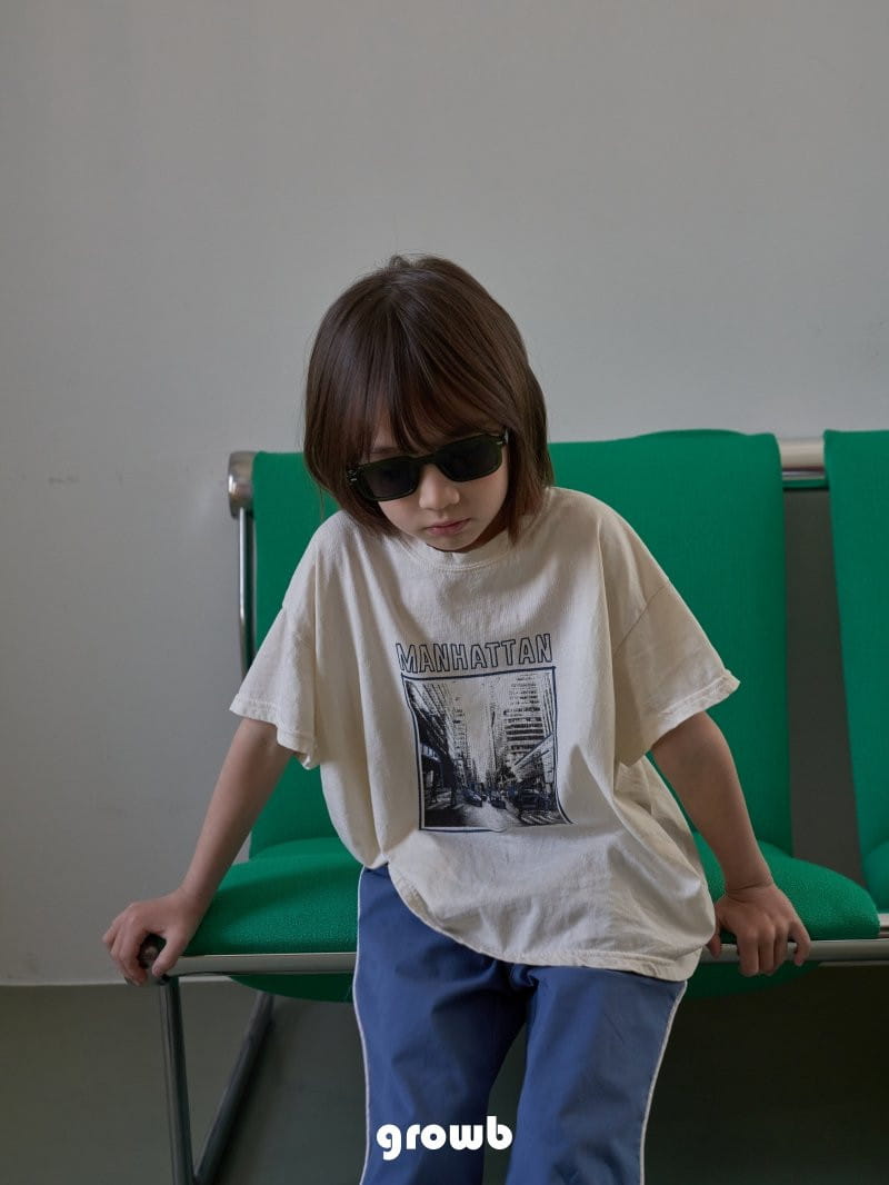 Grow B - Korean Children Fashion - #kidsshorts - Manhattan Tee - 9