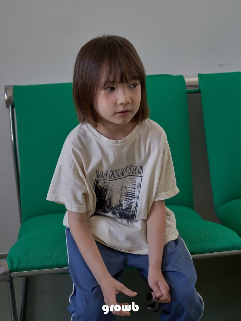 Grow B - Korean Children Fashion - #kidsstore - Manhattan Tee - 10