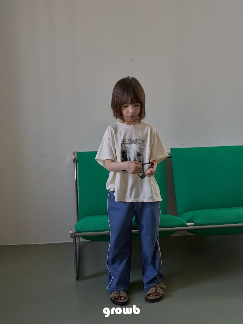 Grow B - Korean Children Fashion - #kidzfashiontrend - Manhattan Tee - 11