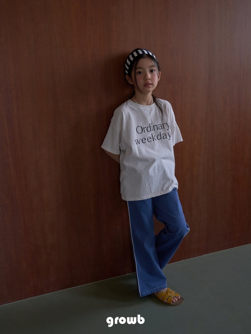 Grow B - Korean Children Fashion - #stylishchildhood - Jello Boots Cut Pants - 5
