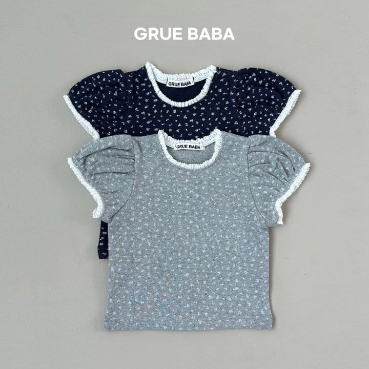 Grue Baba - Korean Children Fashion - #kidsshorts - Marine Tee - 2