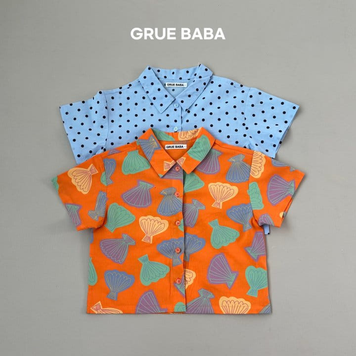 Grue Baba - Korean Children Fashion - #magicofchildhood - Camp Shirt