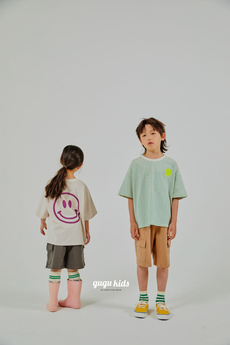 Gugu Kids - Korean Children Fashion - #Kfashion4kids - Smile Cilt ST Tee - 2