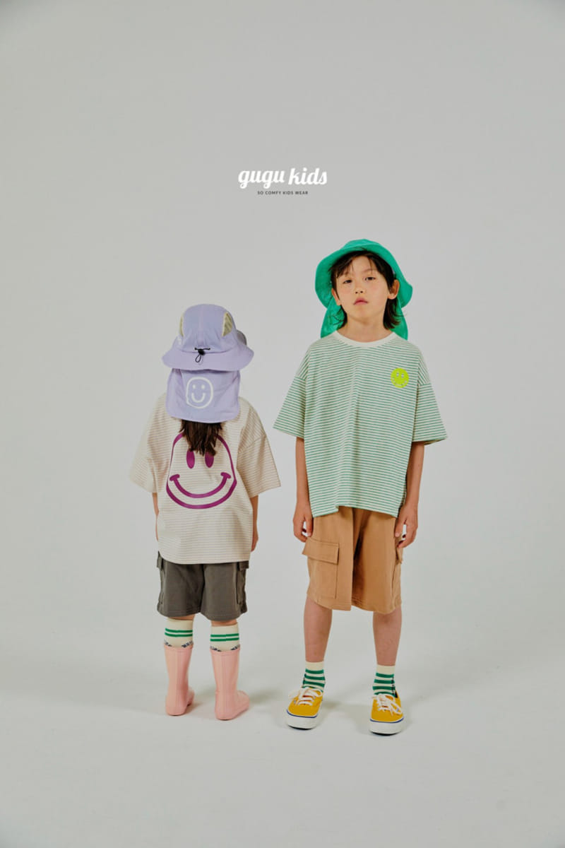 Gugu Kids - Korean Children Fashion - #childofig - Smile Cilt ST Tee - 10