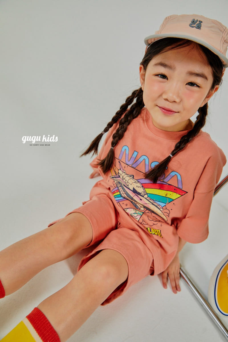 Gugu Kids - Korean Children Fashion - #designkidswear - Nasa Top Bottom Set - 10