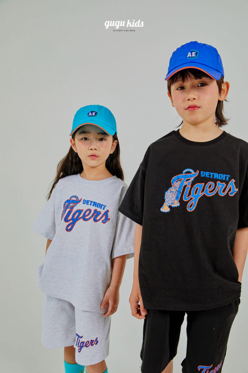 Gugu Kids - Korean Children Fashion - #designkidswear - Tiger Top Bottom Set - 5