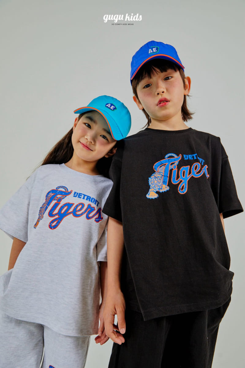 Gugu Kids - Korean Children Fashion - #discoveringself - Tiger Top Bottom Set - 6