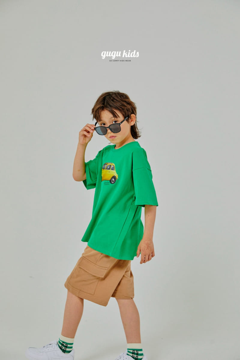 Gugu Kids - Korean Children Fashion - #fashionkids - Vintage Old Car Tee - 3