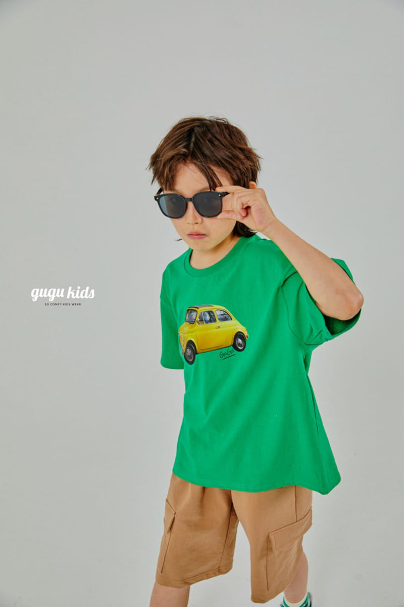 Gugu Kids - Korean Children Fashion - #fashionkids - Vintage Old Car Tee - 4