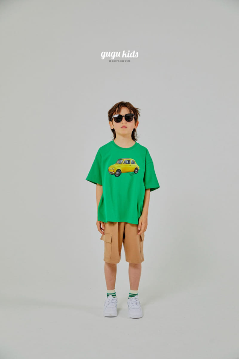 Gugu Kids - Korean Children Fashion - #kidsstore - Vintage Old Car Tee - 5