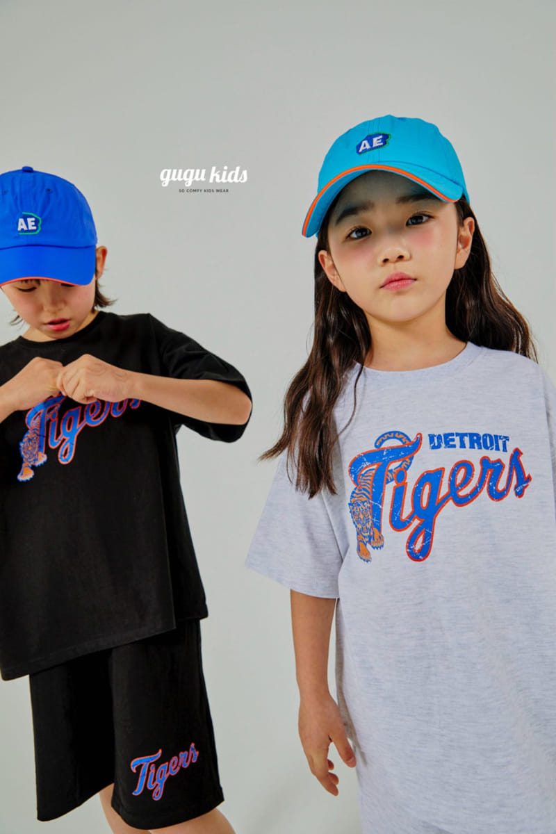 Gugu Kids - Korean Children Fashion - #kidsstore - Tiger Top Bottom Set - 9